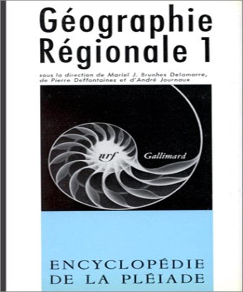 Géographie régionale, tome 1 9782070107612