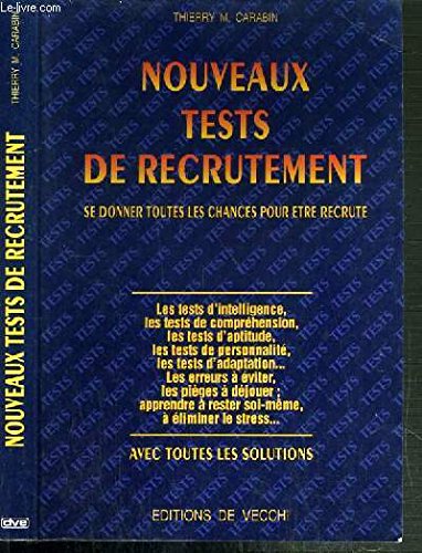 Nouveaux tests de recrutement 9782732819372