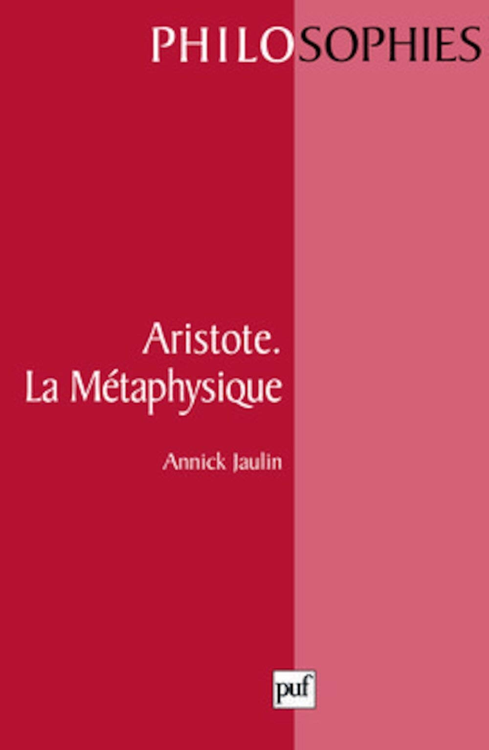 Aristote, La métaphysique 9782130505419