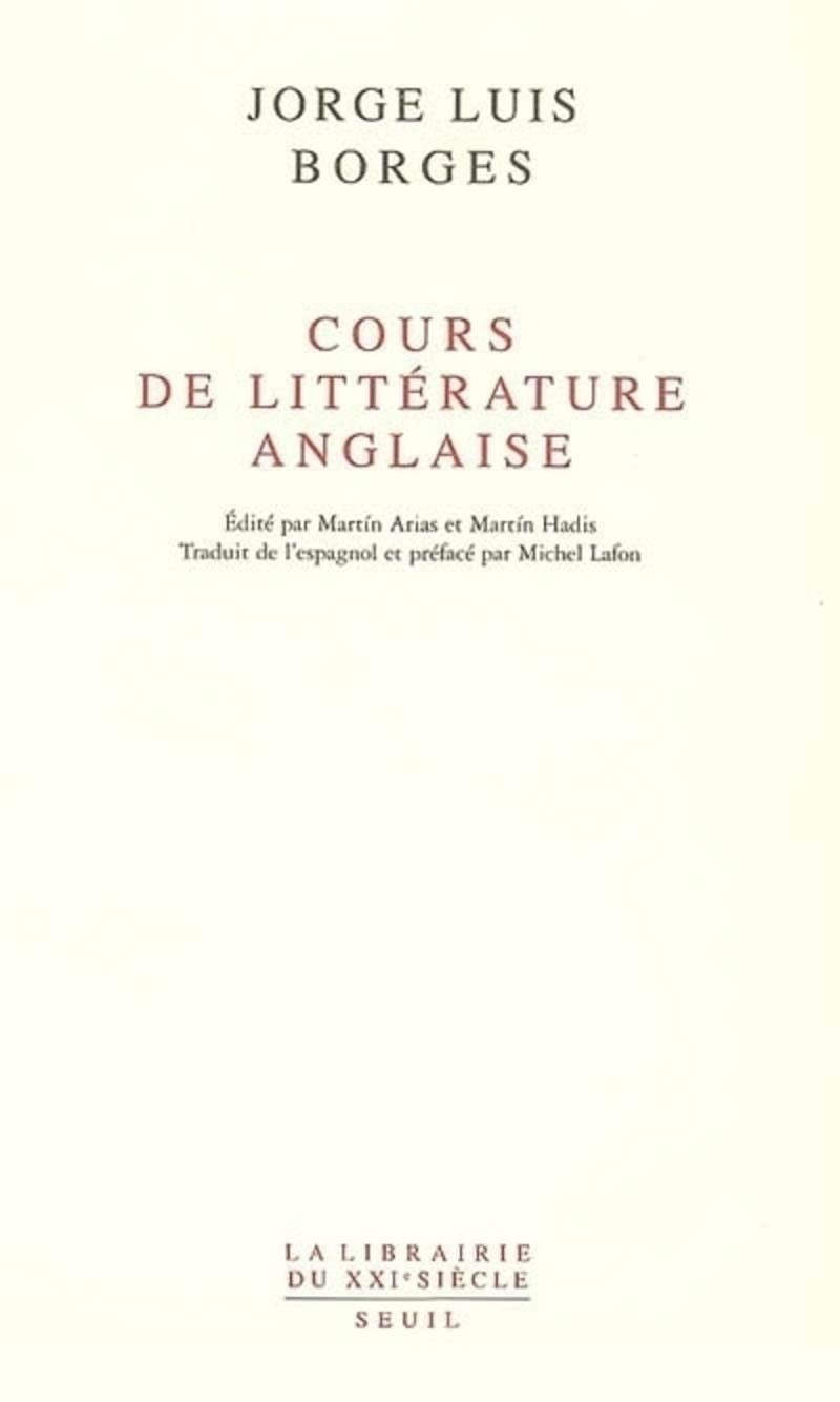 Cours de littérature anglaise 9782020513555