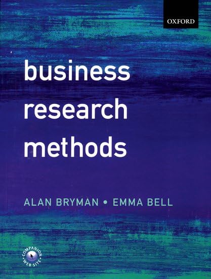 Business Research Methods 9780387987101