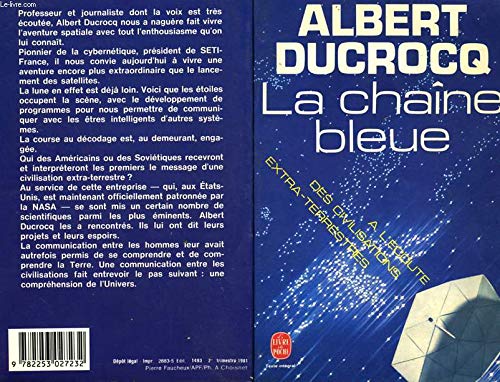 La Chaîne bleue : à l'écoute des civilisations extra-terrestres (Le Livre de poche) 9782253027232