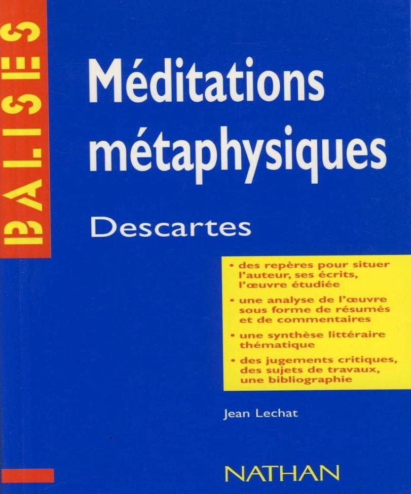 "Méditations métaphysiques", Descartes: Des repères pour situer l'auteur... 9782091807898