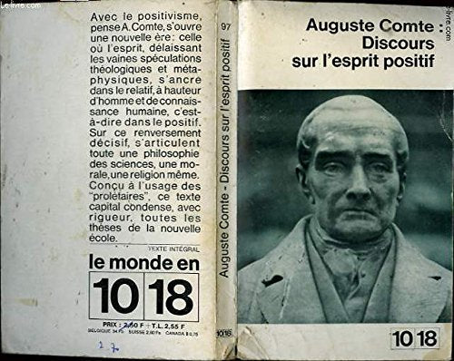 Discours Sur l'esprit Positif (French Edition) 