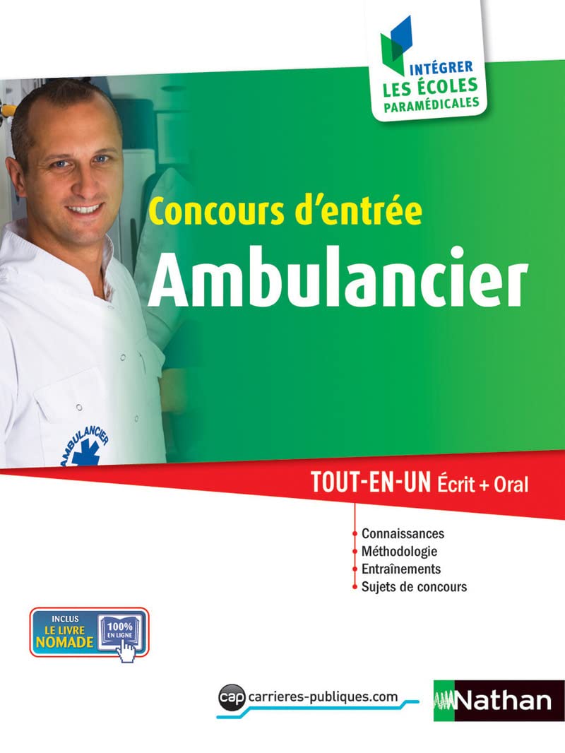 Concours d'entrée Ambulancier 9782091636658