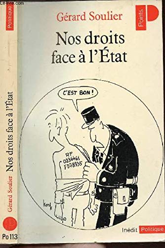 Nos droits face à l'Etat 9782020059732