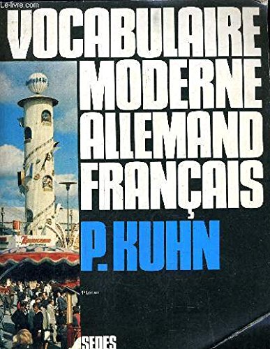 Vocabulaire moderne allemand -français 2ed '84 br (2-7181-1201-8) 9782718198170