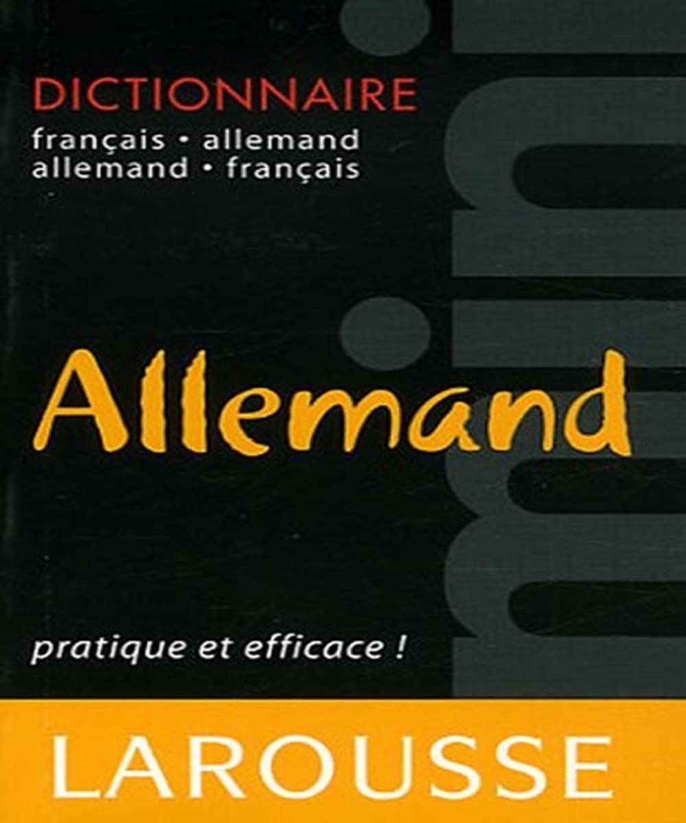 Mini dictionnaire français-allemand et allemand-français 9782035402448