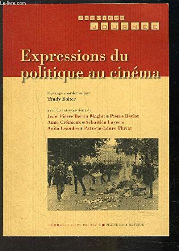 Expressions du politique au cinéma 9782913406360