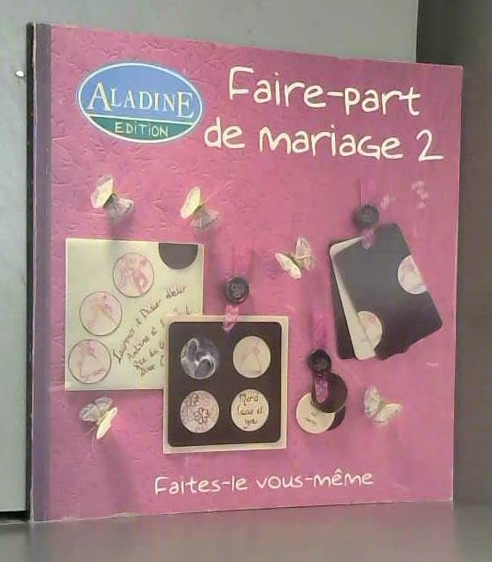 Aladine - Livre faire-part de MARIAGE 2 9782916706092