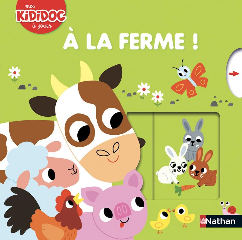 À la ferme ! - Livre animé Kididoc - Dès 2 ans (1) 9782092577295