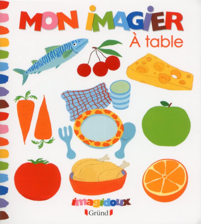 Mon Imagier - A table 9782324012501