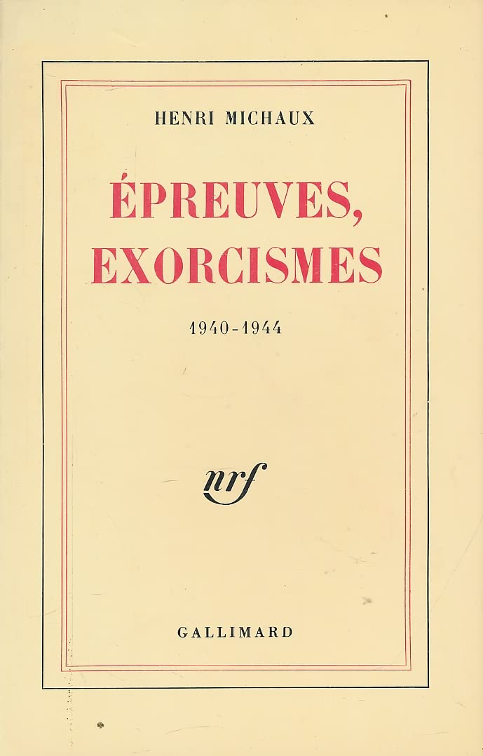 Epreuves, exorcismes, 1940-1944 9782070244515