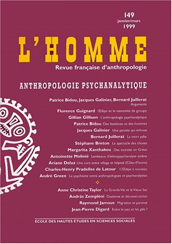 L'Homme : Anthropologie psychanalytique 9782713212642