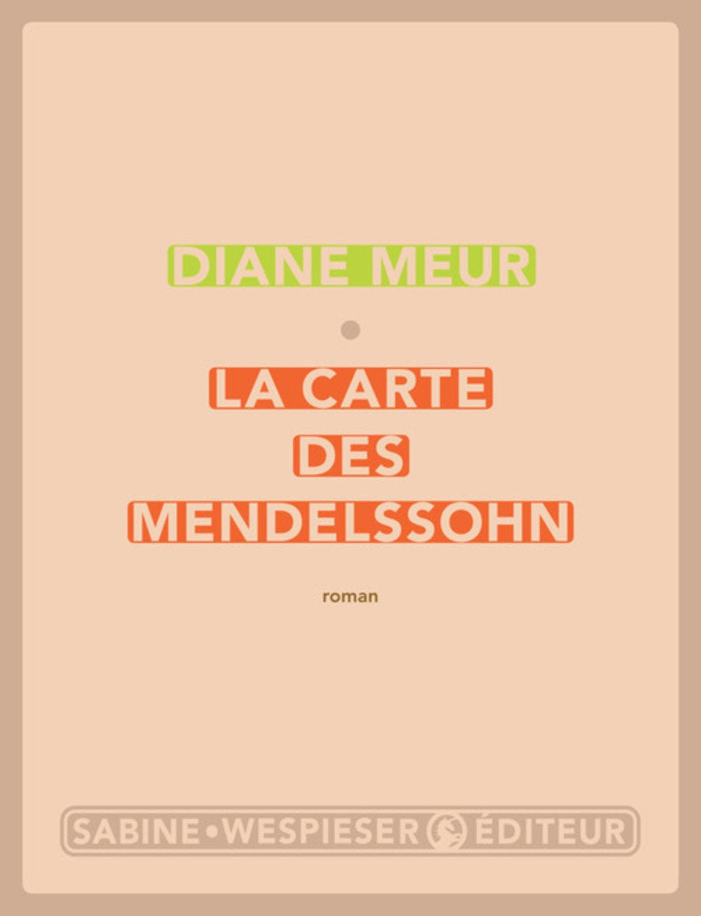 La carte des Mendelssohn 9782848051918