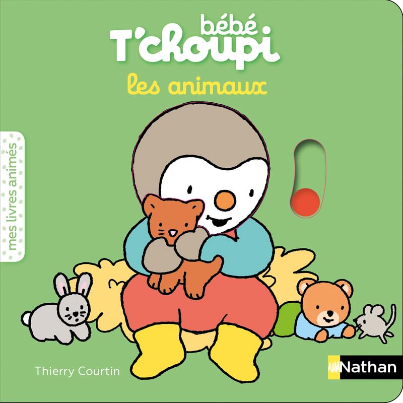 Bébé T'choupi - les animaux - livre animé - dès 6 mois 9782092493168
