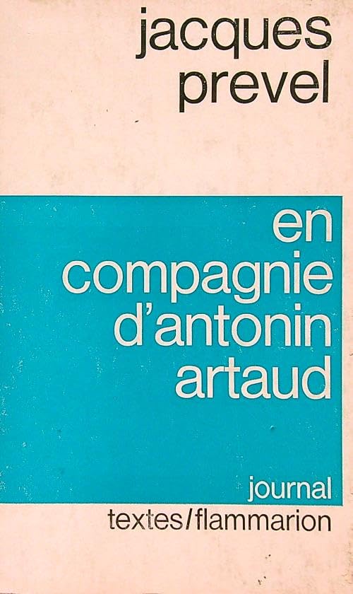 En compagnie d'antonin artaud 9782080607515