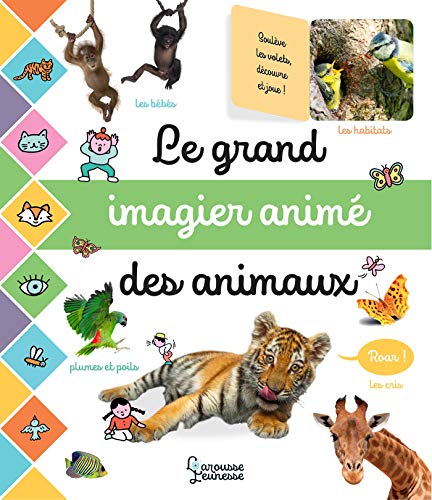 Le grand imagier animé des animaux 9782036004054