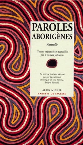 Paroles aborigènes 9782226090805