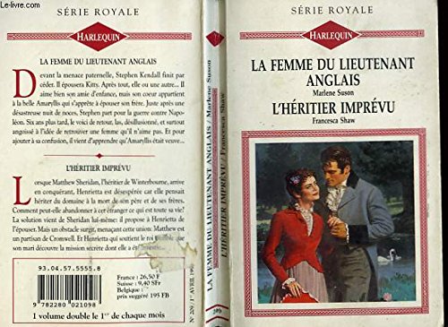 La femme du lieutenant anglais suivi de l'heritier imprevu (the errant earl - master of winterbourne) 9782280021098