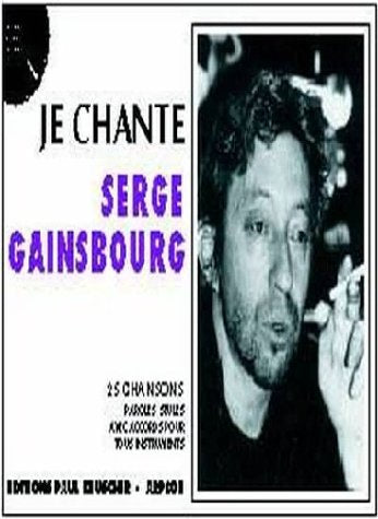 Partition : Je chante Gainsbourg 3137990009632