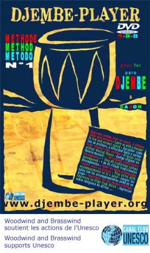 DJEMBE PLAYER DVD DJEMBE PLAYER PERCUSSION Méthode et pédagogie Percussion Djembé 3760101670010