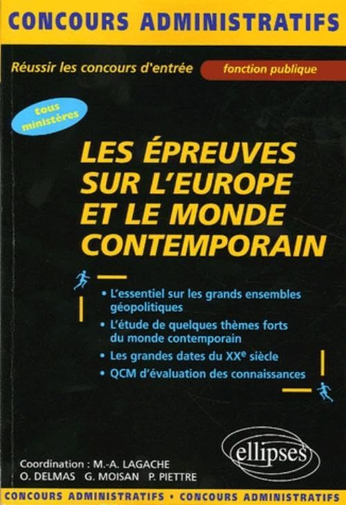 Les épreuves sur l'Europe et le monde contemporain 9782729816520