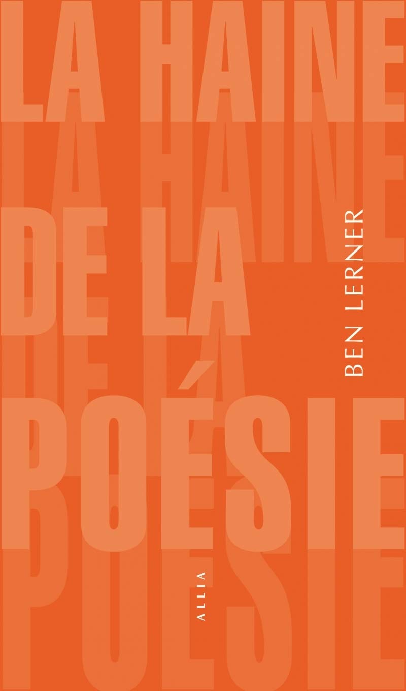 La haine de la poésie 9791030406894