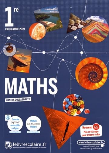 Mathématiques 1re : Manuel élève 9782377601486