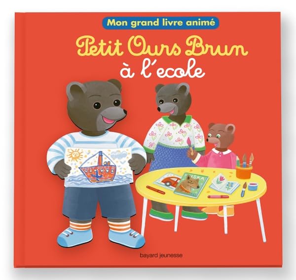 Livre animé - Petit Ours Brun à l'école 9782747068369