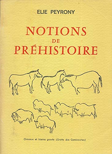 NOTIONS DE PREHISTOIRE 