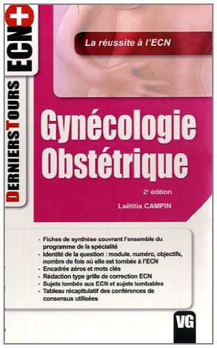 Gynécologie Obstétrique 9782818303368