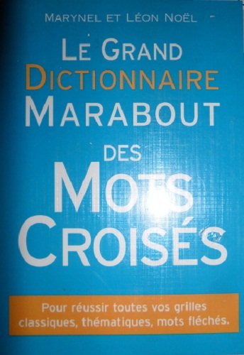 Le dictionnaire Marabout des mots croisés 9782501020077