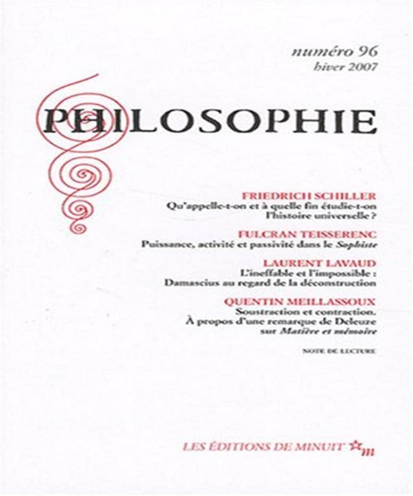 Philosophie 96 9782707320254