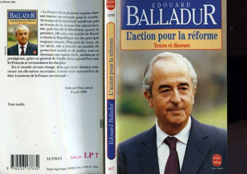 L'action pour la réforme: Textes et discours 9782253137832