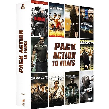 Coffret Action - 10 DVD Exclusivité PACK ACTION 10 FILMS 3333297300421