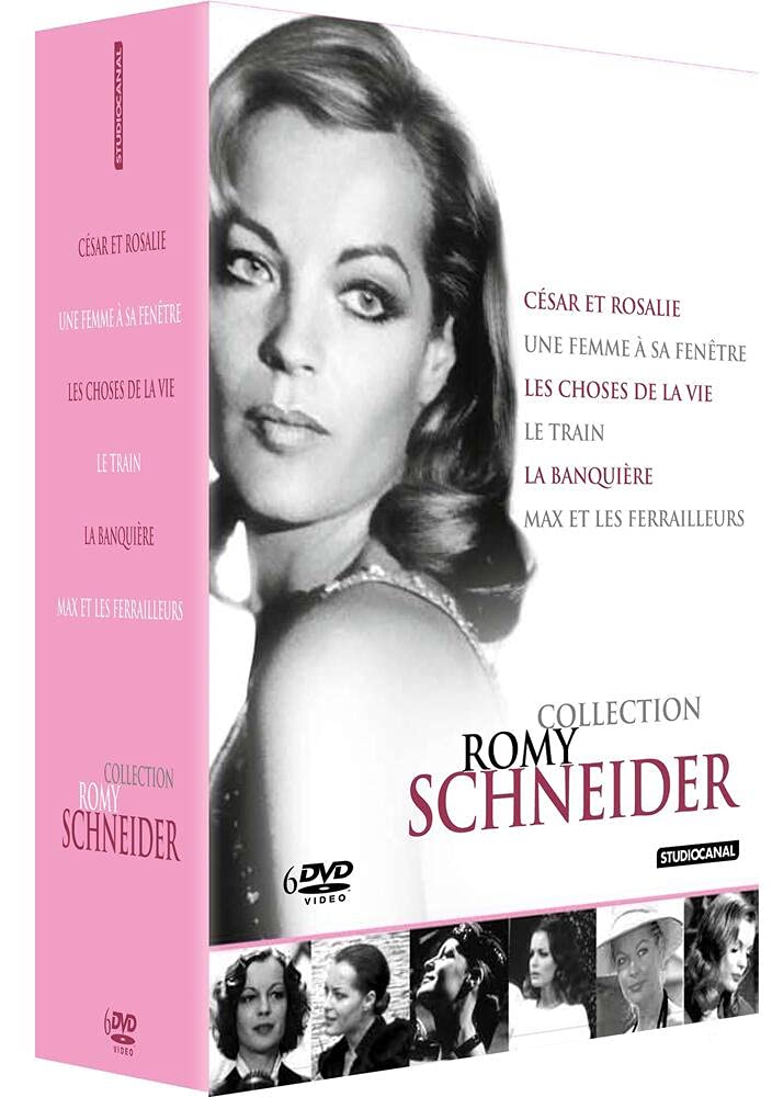 Collection Romy Schneider (La banquière, Le train, Une femme à sa fenêtre, les choses de la vie, César et Rosalie, Max et les ferailleurs) 5050582569148