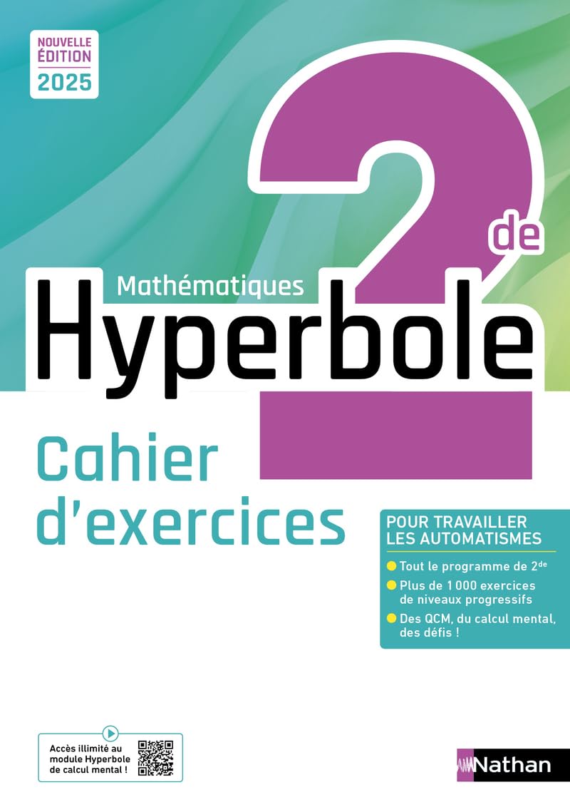 Cahier Hyperbole | Mathématiques 2de 9782095052850