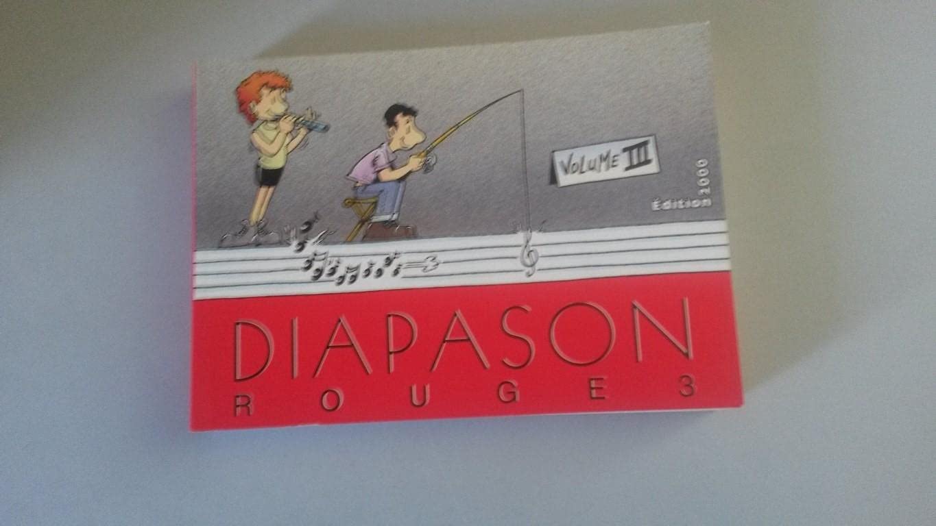 Diapason Rouge, volume 3 : Carnet de 370 chants de variété française et internationale avec accords de guitare 9782708880344