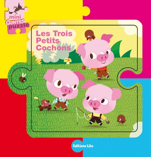 Minicontes Puzzle : les Trois Petits Cochons - Dès 3 ans ( périmé ) 9782244367156