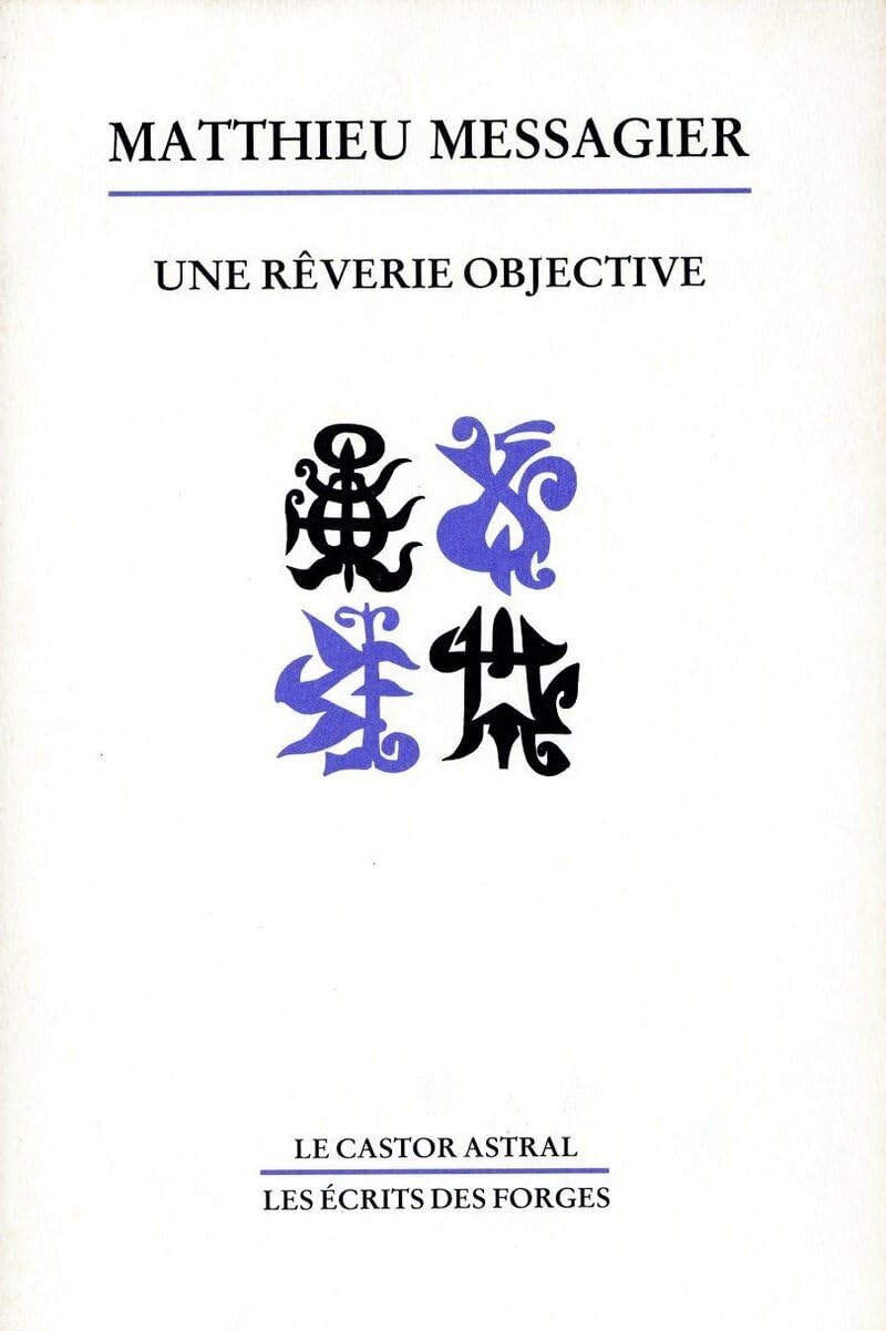 Une rêverie objective, poésie 9782859201982