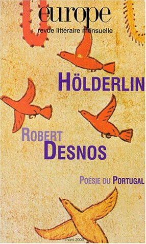 Europe, Holderlin, Robert Desnos, numéro 851 9782910814458