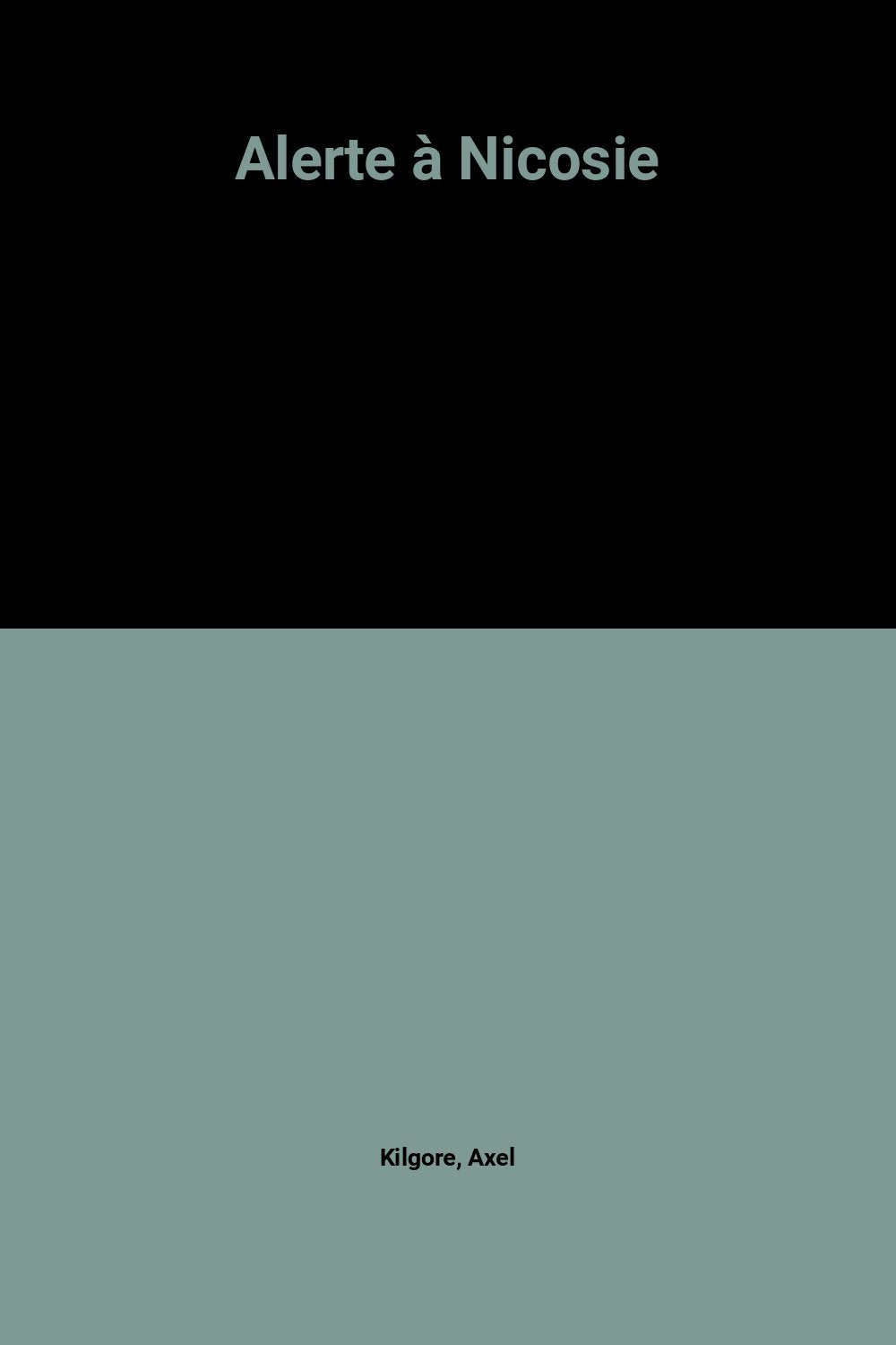 Alerte à Nicosie 9782265051881