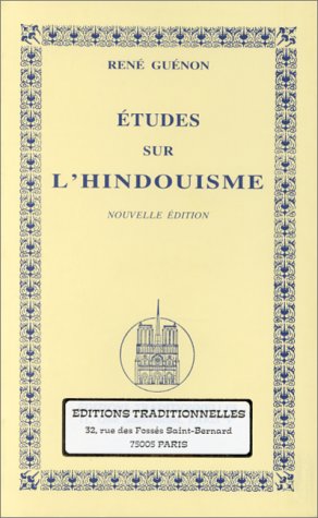 Etudes sur l'hindouisme 9782713800627