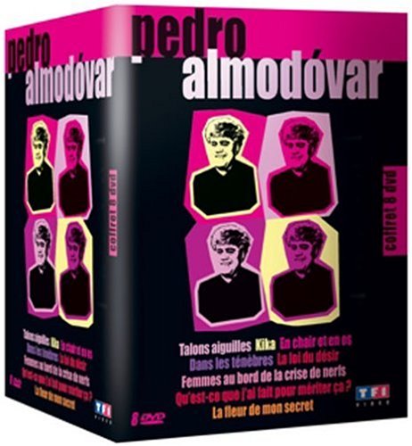 Pedro Almodovar : La Fleur de mon secret / Kika / Talons aiguilles / En chair et en os / Dans les ténèbres / la Loi du désir / Femmes au bord de la crise de nerf / Qu'est-ce que j'ai fait pour mériter ça ? - Coffret 8 DVD 3384442068901