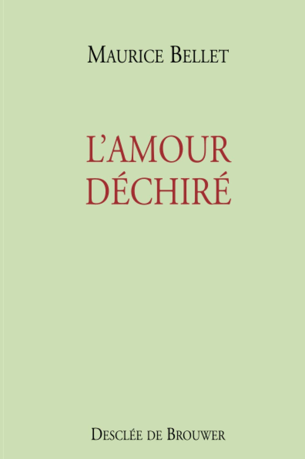L'Amour déchiré 9782220048345