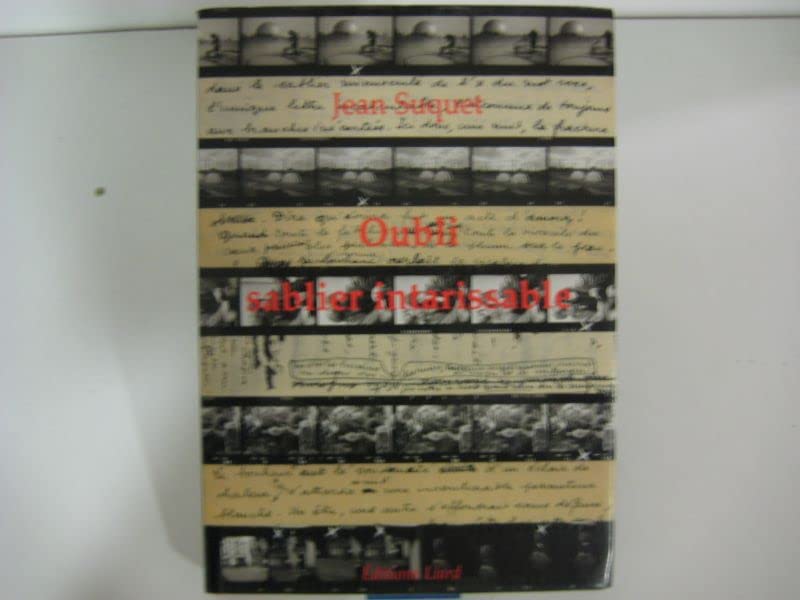 Oubli, sablier intarissable 9782912174055