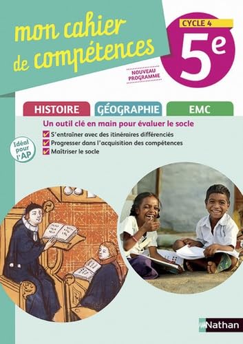 Histoire Géo EMC 5ème - Cahier d'Activités 2017 9782091716558