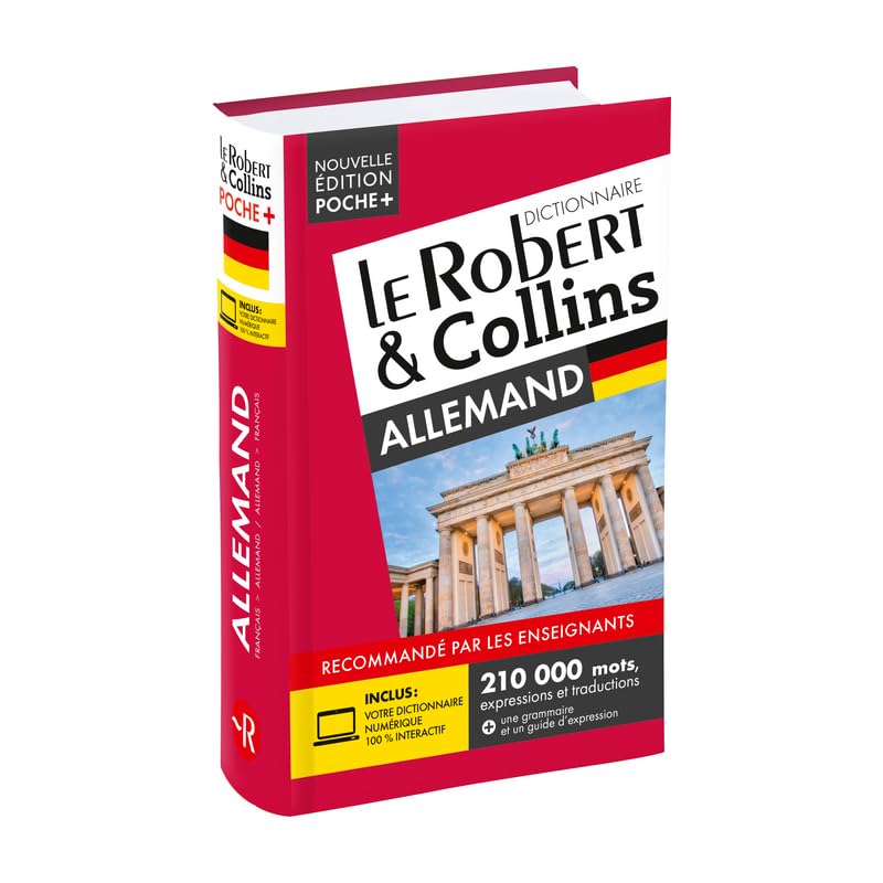 Dictionnaire Le Robert & Collins Poche Plus allemand et sa version numérique à télécharger PC 9782321014928
