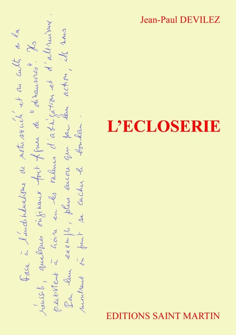 L'ecloserie 9782916766454